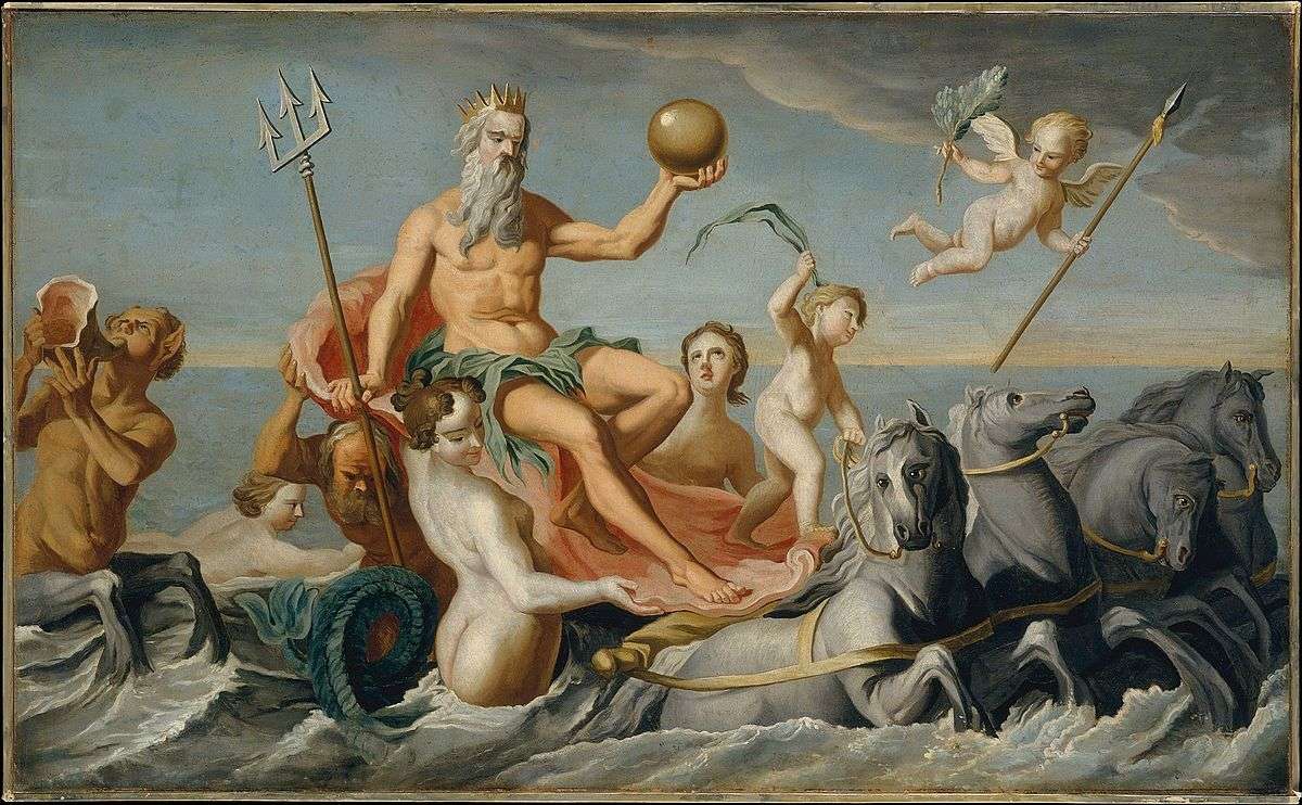 Neptune dieu de l'Eau et de la Mer